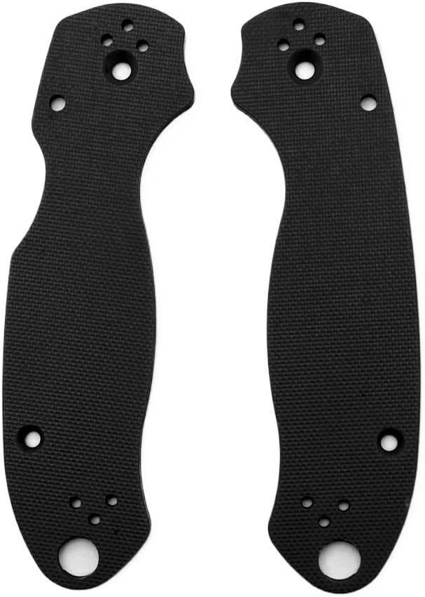 1 Pair G10 Scales Handle Fits for C223 Para 3 Custom Handle Patch DIY Replacement(Black)