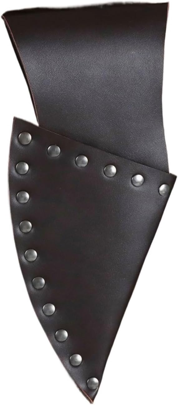 PU Leather Axe Blade Case Axe Sheath Holder with Waist Holster for Outdoor Camping Blade Protection