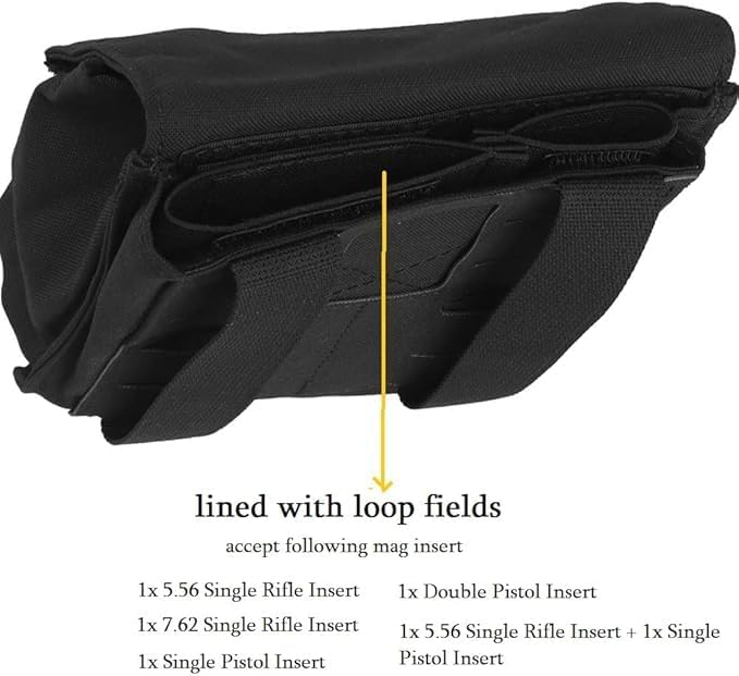 Tactical Molle GP Pouch9MM/5.56 Mag PouchMilitary Utility Waist Bag for Belt Vest