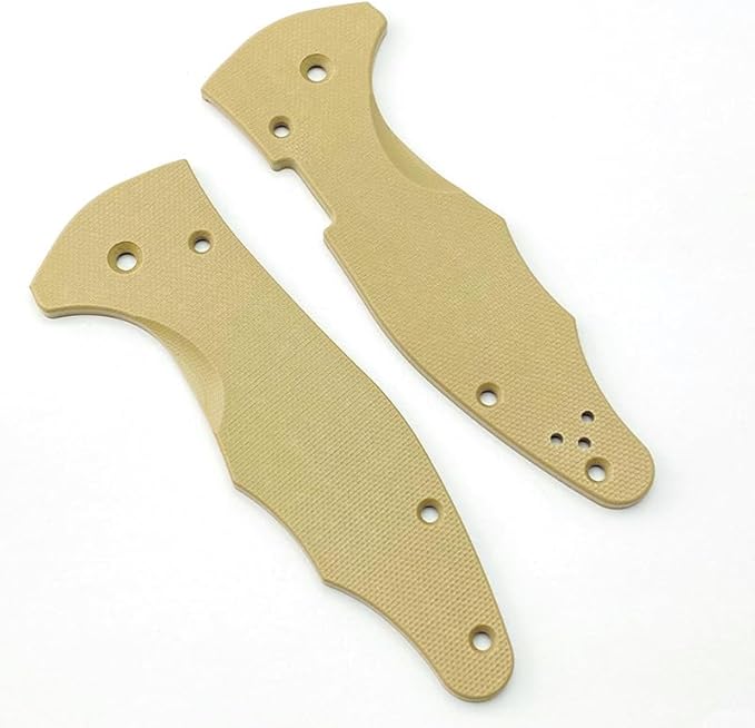 1 Pair G10 Scales Fits for Yojimbo 2 C85 Custom CNC Handle Patch DIY Replacement Accessories(Gray)
