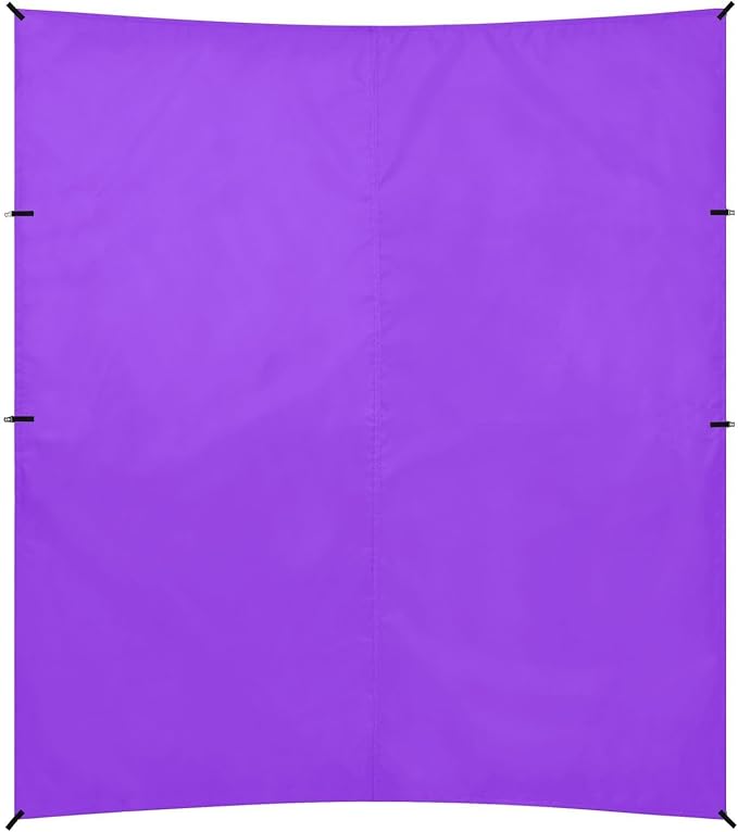 Blue Violet Purple Foldable Beach Tent UPF50 Water-Resistant Large Portable Sun Shelter with Sandbags and Shovel for Camping Picnics Backyard &amp Fishing