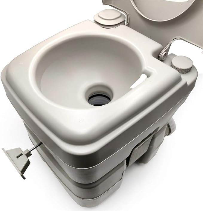 SMT- 5 Gallon 20L Portable Toilet Flush Travel Camping Outdoor/Indoor Potty Commode