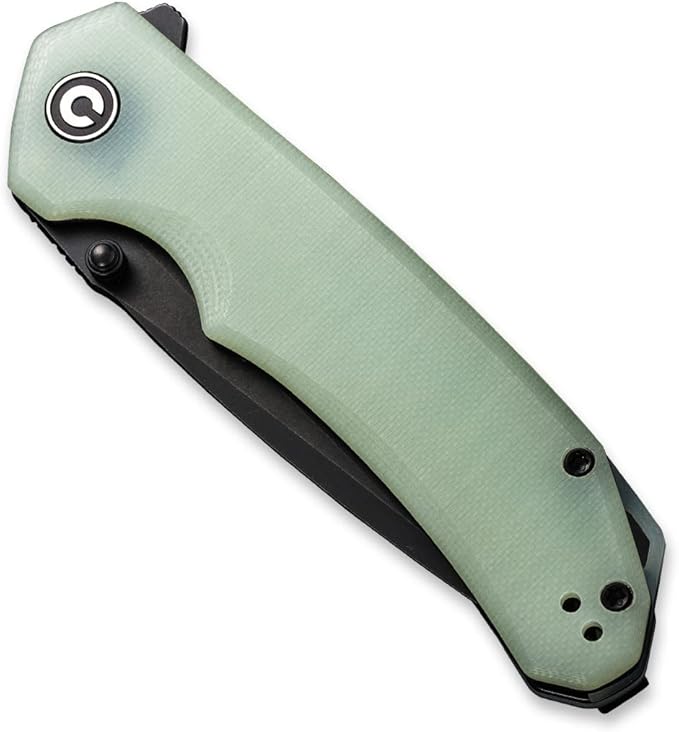 CIVIVI Brazen Folding Pocket Knife3.5-Inch Tanto D2 Plain BladeG-10 Outdoor Camping Hiking Knife with Thumb Studs and Flipper OpenerUnique Tool Gift for EDC Men Women C2023E