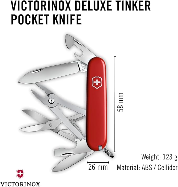 Victorinox Tinker Swiss Army Knife Multipurpose Pocketknife