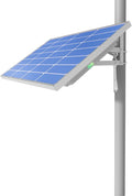 LINOVISION 4-in-1 Solar Power System with 80W Solar Panel 12V 40A Lithium Battery Charge Controller RS485 Monitoring IP66 Waterproof for Security Cameras and IoT Devices