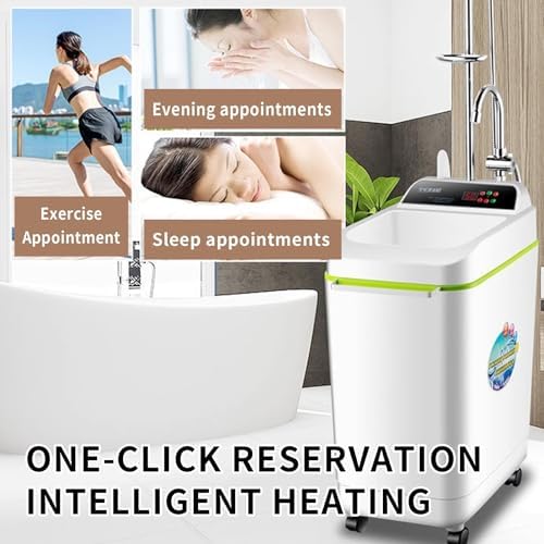 Portable Electric Shower for Camping - Mobile Outdoor Shower with Charge Pump Temperature Display 55/65/75L Capacity Ideal for RVs and Apartments Works Without Power