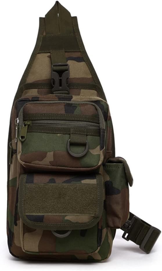 Outdoor Sports Hiking Sling Bag Shoulder Pack Camouflage Tactical 20L Chest Bag