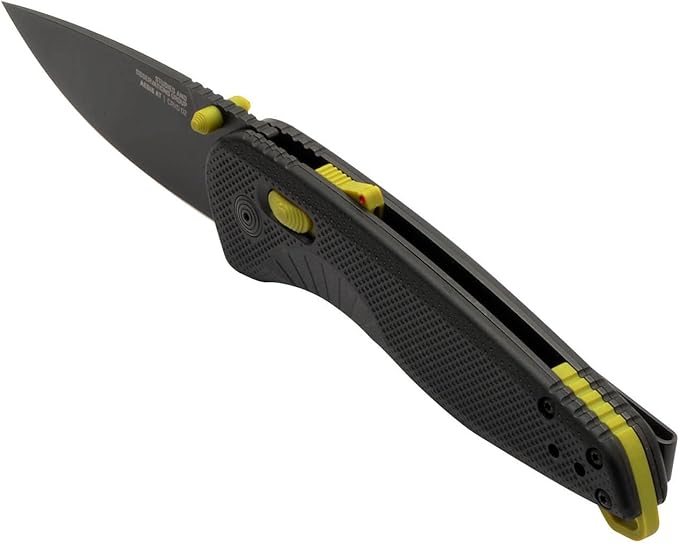 SOG Aegis AT Ambidextrous Outdoor Pocket Easy to Carry Folding Knives | CRYO D2 Stainless Steel Blade | AT-XR Lock
