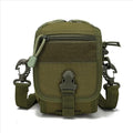 Tactical MOLLE Phone Pouch Military Small Belt Pouches Sling Chest Canvas Messenger Shoulder Bag Gear Duty Pack for Outdoor