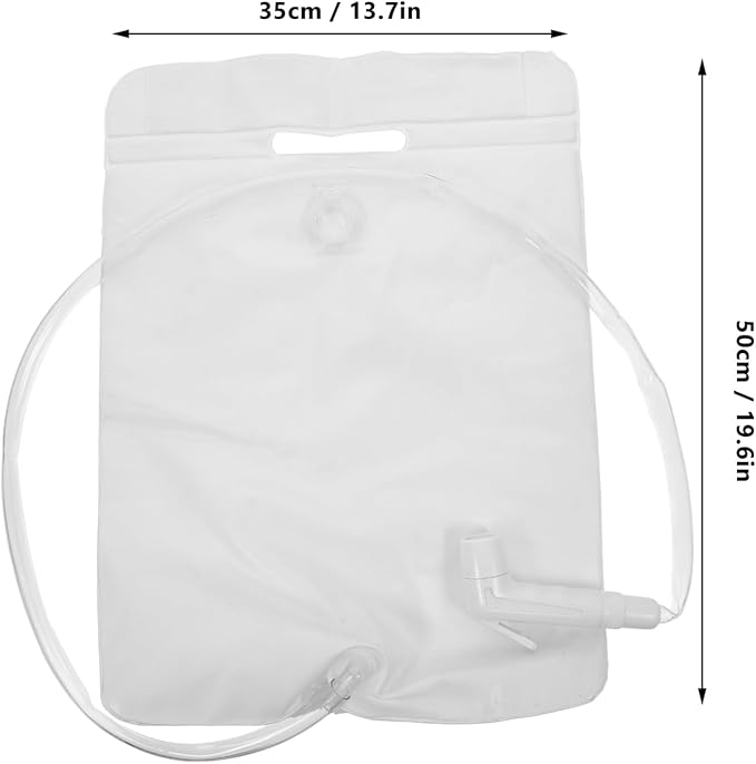Portable Camping Shower Bag Outdoor Shower with Showerhead for Hiking Camping and Emergency Water Source Lightweight Water Carrier for Outdoor Activities