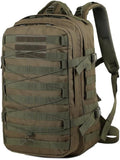 Tactical Backpack Military Molle Hiking 20-35L Assault tactics for mountaineering travel outdoors camouflage army green