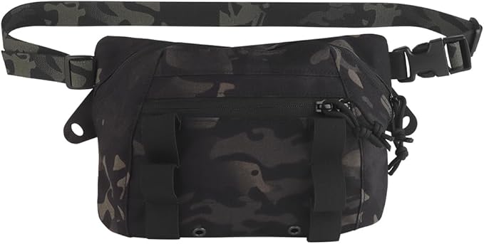 Tactical Drop Pouch Fanny PackUtility EDC Large Multi-Purpose Waist Bags for Tactial Vest Chest Rig