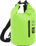 Waterproof Dry Bag with Zipper 4 Gallon PVC Lightweight Durable Backpack for Outdoor Activities Adjustable Shoulder Straps Protects Valuables from Water Sand Dust