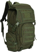 Outdoor Sports Pack Hiking Bag Tactical Rucksack Camo Knapsack Combat Camouflage Tactical Molle 50L Backpack - Green
