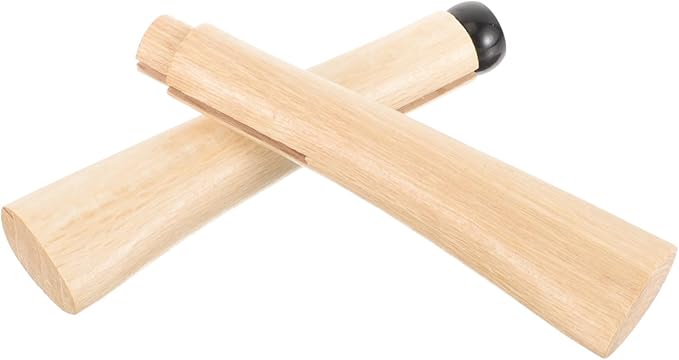 Hemoton 2-Pack Ergonomic Wooden Axe Handle Replacement for Outdoor Use Sturdy Hardwood Grip Compatible Hatchets and Axes