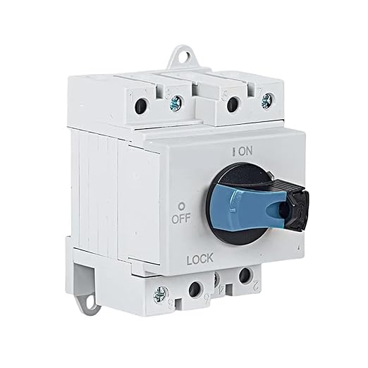 DC Solar Isolator Switch with Lock PV 1200V 2P 4P 32A Seccionador DC Switch Solar Din Rail Mounting dc Disconnect Switch(4P 32A T)