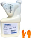 Cy-Kick CS Liquid Concentrate - 90 Days of pest Control Power Multipurpose Outdoor Insecticide Treatment with USA Supply Protective Gloves