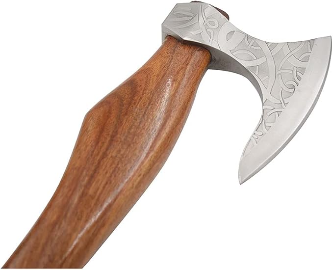 Medieval Warrior Custom Handforged Handmade Tomahawk Viking Tomahawk Axe-Camping Axe-Hunting Axe. (Design)