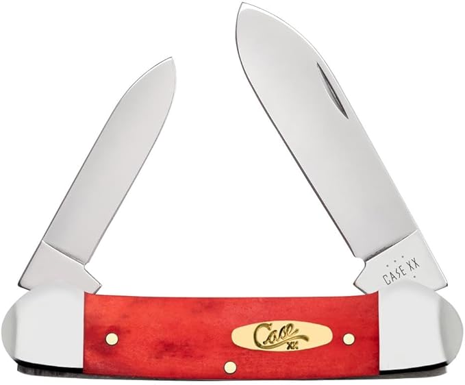 Case Cutlery CA10765: Canoe Dark Red Bone