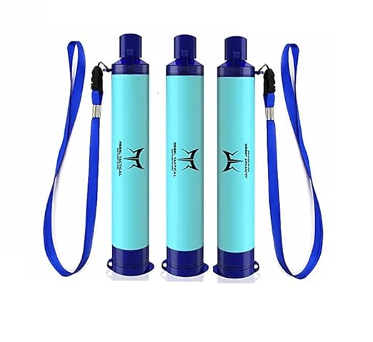 Water Filter Straw - Portable Water Filtration System for Safe Drinking Water Filter for Outdoor Activities Emergencies TravelCamping Survival Hiking Backpacking