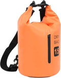YAFF Dry Bag with Zipper Orange 4 gal PVC (2.266lbs)