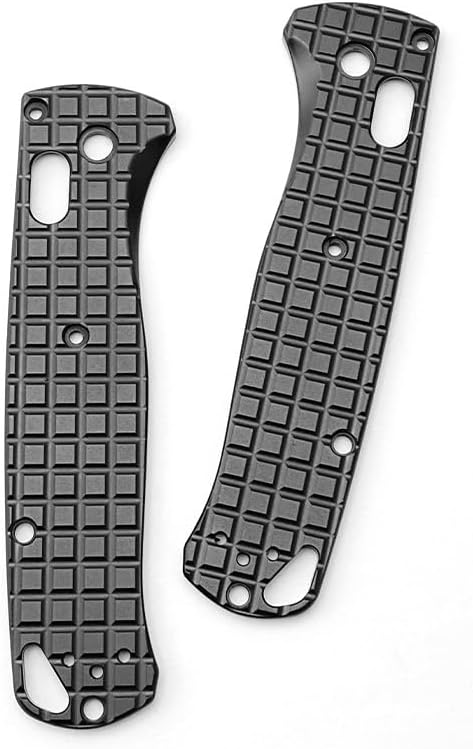 1 Pair Scales Handle Fits for Benchmade Bugout 535 CNC Aluminum Alloy Handle Patch