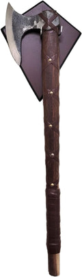 Historical Vikings Axe of Ragnar Lothbrok Stainless Steel Replica Nordic Wall Plaque