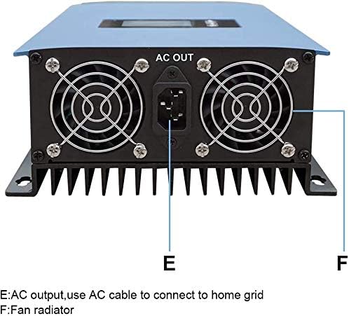 Y&ampH 1000W Grid Tie Inverter Power Limiter DC25-60V Solar Input AC110V/240V Auto Switch