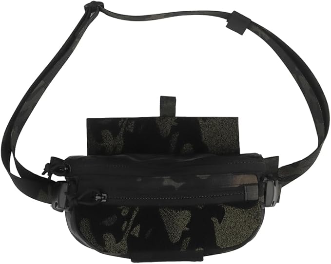 Tactical Sub Abdominal PouchDual-Purpose Dangler Drop Pouch with Tourniquet HolderTactial Vest Chest Rig Carrying Kit Bag