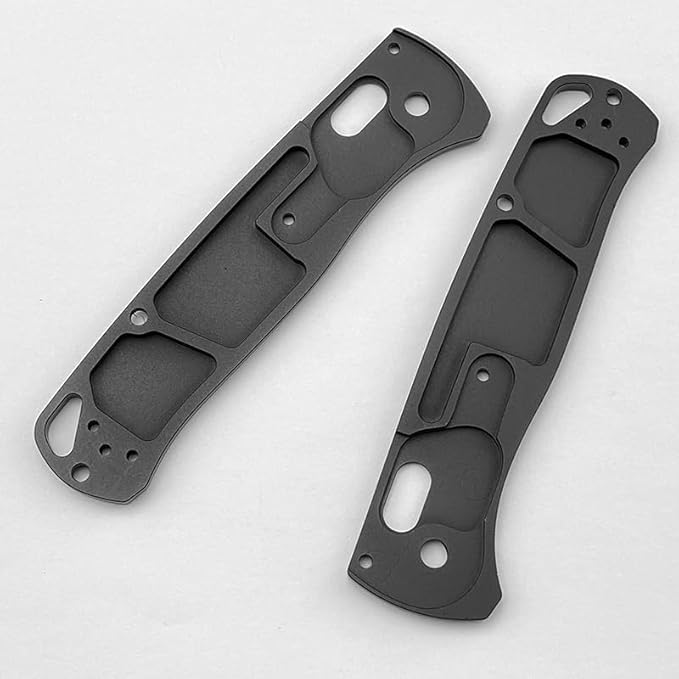 1 Pair Scales Handle Fits for Benchmade Bugout 535 CNC Aluminum Alloy Handle Patch