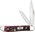 Case XX WR Pocket Knife Peanut Crimson Bone Item #27384 - (6220 SS) - Length Closed: 2 7/8 Inches
