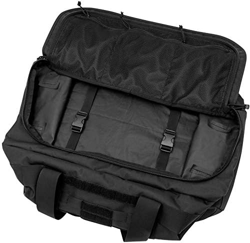 LAPG Expedition Carry-On Travel Duffel Bag Multi-Way Outdoor Travel Bag with Backpack Straps Black