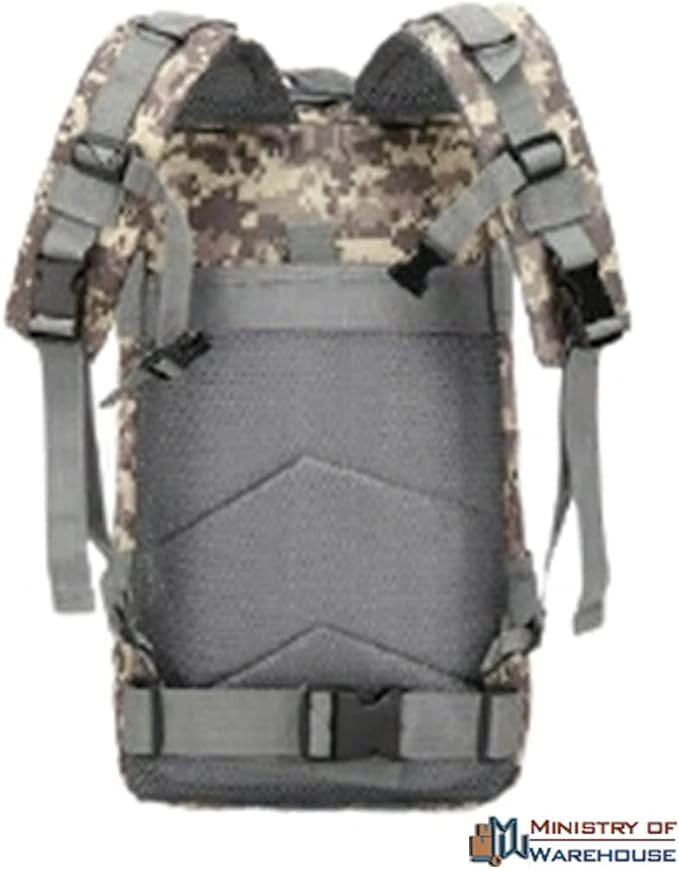 Ministry of Warehouse 30L Outdoor Military Tactical Backpack ACU Camouflage Rucksack Camping Hiking Travel Bag