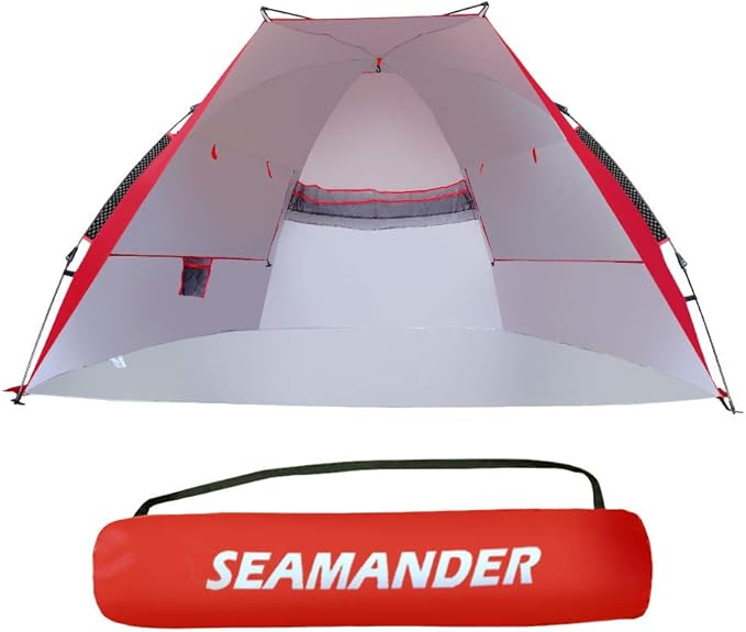 Seamander Beach Tent Sun Shelter Camping Festival Fishing Easy Set Up Beach Tent XL