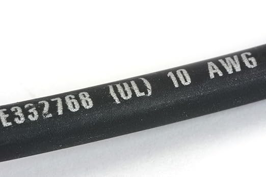 TEMCo 10 AWG Solar Wire Extension Cable 5 Ft Red + 5 Ft Black Staubli MC4 Connectors Pre-Installed on One End