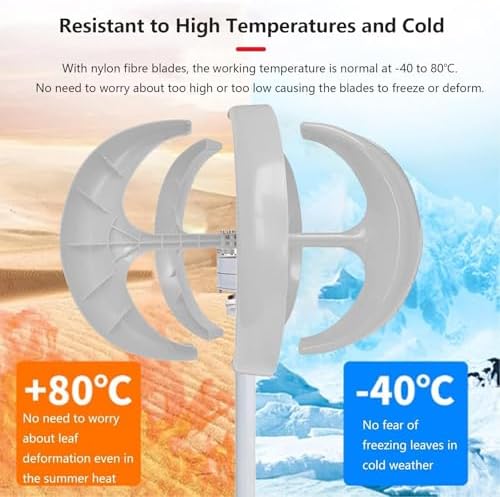 High-Efficiency 10kW Wind Turbine Generator - 5-Blade 12V/24V/48V/72V/110V/220V Power System with Controller for Home Farm RVs &amp Boats - Eco-Friendly Renewable Energy Solution