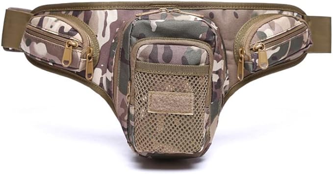 Outdoor Tactical Bag Assault Combat Waistpack Camouflage Tactical Molle Waist Pack