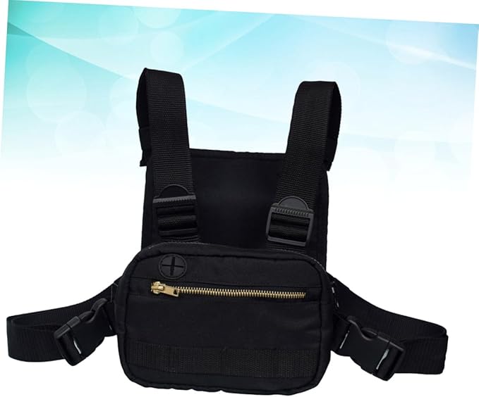 Compact Chest Pack Mobile Phone Accessories Bag Pouches Front Pouch Fashion Vest Bag for Outdoor Activities