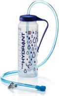 SP Ableware 745820000 Hydrant Water Bottle with Long Tube Mouth Piece and Clothing Clip for Hand-Free Hydration 1-Liter