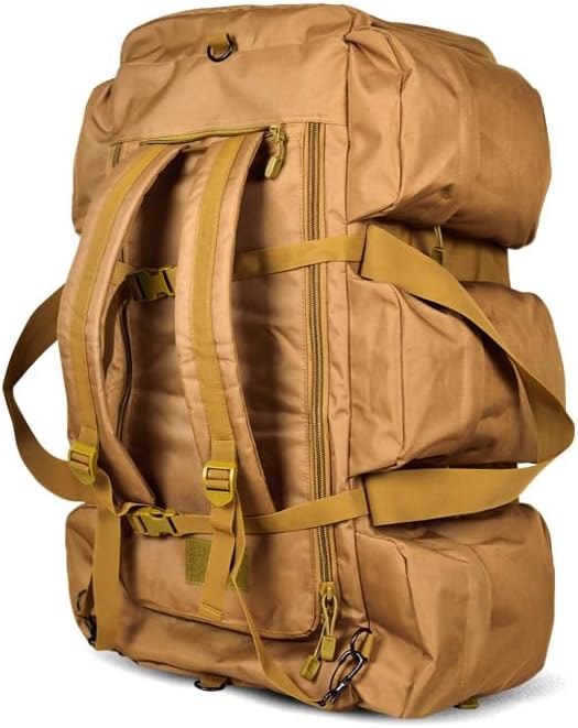 Tactical Backpack Military Molle Hiking 56-75L Outdoor tactical shoulder double shoulder hand duffel bag Russian camouflage