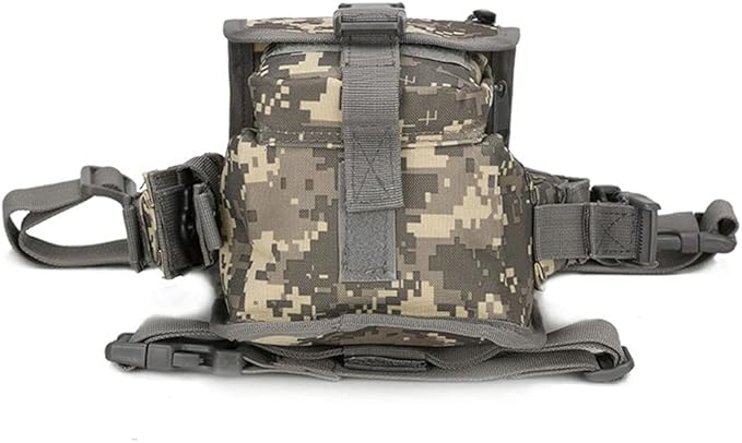 Outdoor Sports Hiking Versipack Camouflage Bag Tactical Leg Pack - Tan