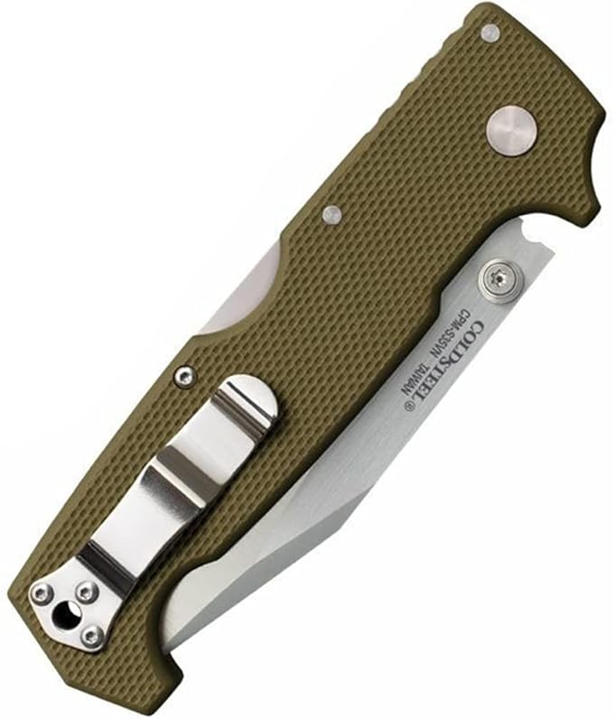 COLD STEEL SR1 S35VN Steel 4 Blade G-10 Handle Tactical Self-Defense Folding Knife with Tri-Ad Locking Mechanism and Pocket/Belt Clip
