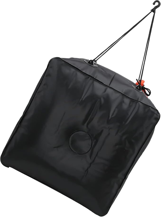 40L Solar Shower Bag Outdoor Camping Shower Solar Heated Water Bag with Advanced Shower Head and Rope Leak - Proof PVC Material for Hiking Beach Travel