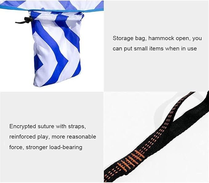 Portable Hammock Outdoor Swing Print Hammocks Backpacking &amp Camping Equipment Hammock That Holds 500lbs for Backpacking Beach (Color : E)