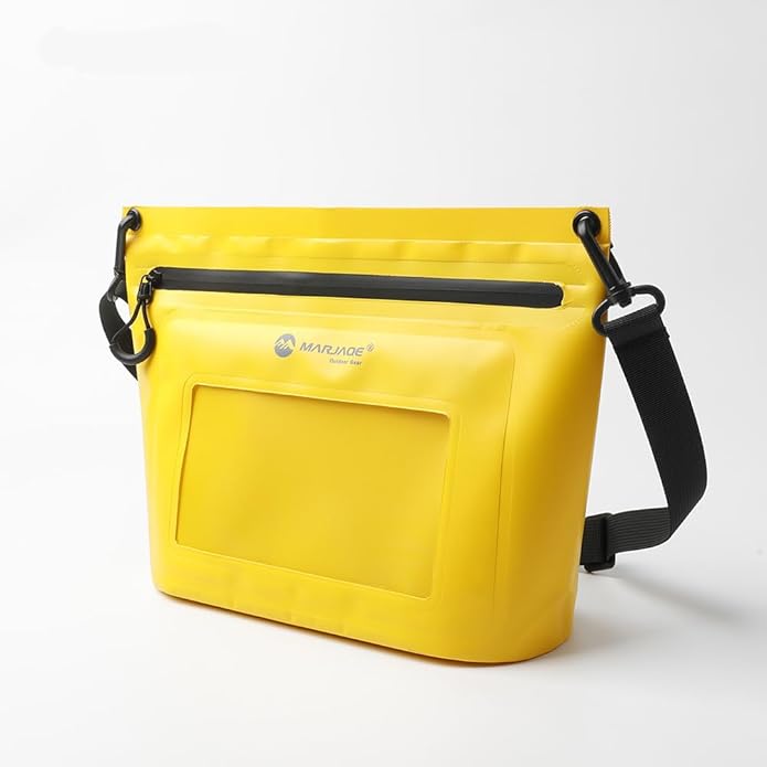 IPX7 Waterproof Bag with Touchscreen Phone PocketFloating Airtight Shoulder Bag for SwimmingRaftingCyclingHiking