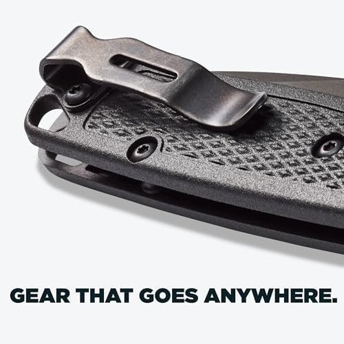 Benchmade - Mini Bugout Outdoor EDC Folding Knife Drop-Point Blade with Black Carbon Fiber Handle (533-3)