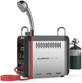 CAMPLUX Nano 3 Pro 1 lb Propane Portable Water Heater Table Top Camp Water Heater &amp Shower Pump w/Built-in Battery Compact Outdoor Camping Hot Showers