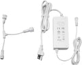 ASAHOM Power Injection T-Connector with S1080 Power Supply Only for ASAHOM S1080 RGBCW Permanent Outdoor Lights Pro White