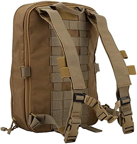 Flat Tactical MOLLE Backpack Military Multifunctional Airsoft Tool Bag Camping Bag Travel Hunting Hiking Backpack