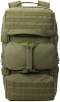 36-55L Tactical Military Backpack Gear Sport Outdoor Assault Pack Rucksack Bag MOLLE Duffel for Hunting Camping(Green)